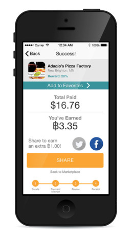 Boomerang Rewards App - Receipt
